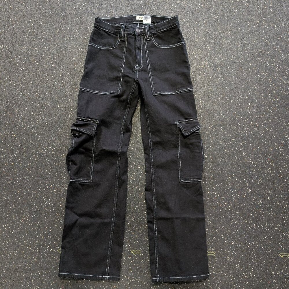 Hot Topic Aphrodite Jeans 90s Y2K Skater Grunge Cargo Wide Leg Pants Mens 30x32